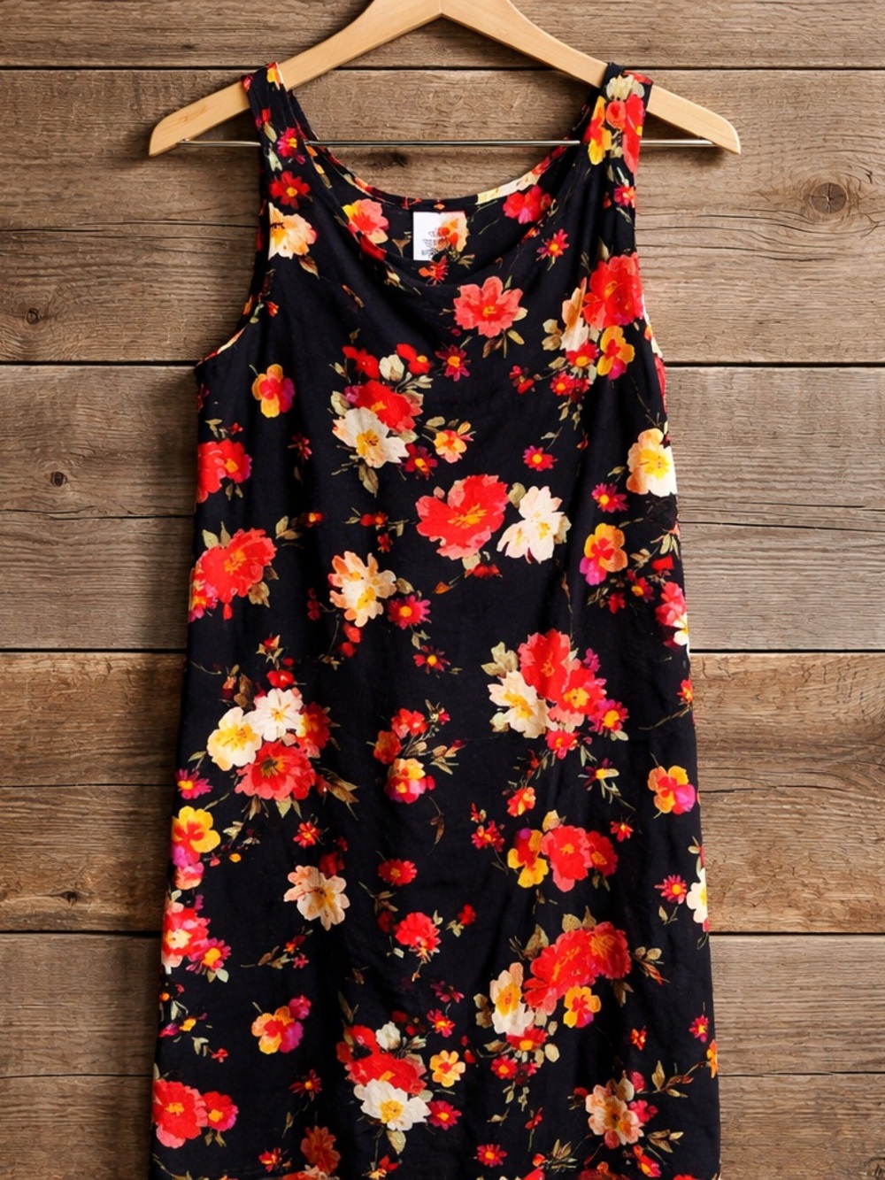 Sweet Size 12 Floral Print Polyester Sleeveless Maxi Dress